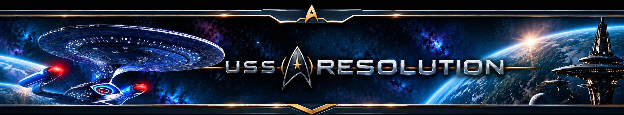 USS Resolution Banner